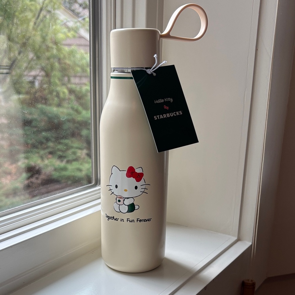 Hello Kitty X Starbucks Limited Edition 2025 Stainless Steel Water Bottle